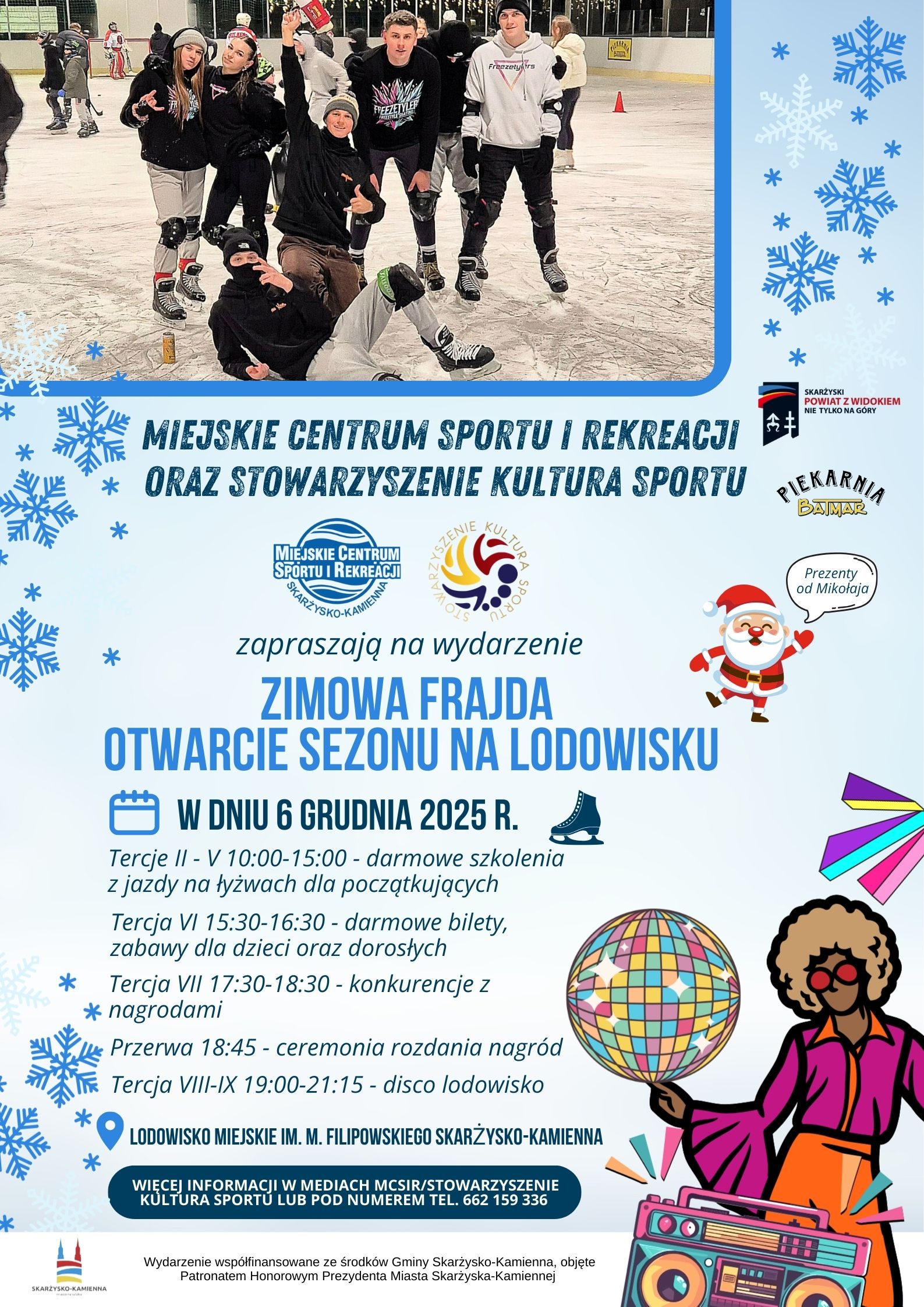 Zimowa Frajda - Otwarcie Sezonu na Lodowisku